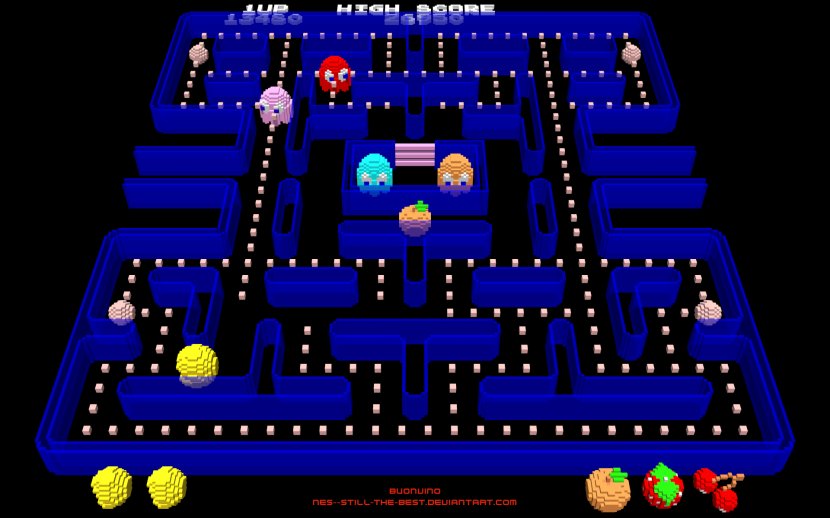 Ms. Pac-Man Dota 2 Arcade Game Wallpaper - Voxel - Pac Man Transparent PNG