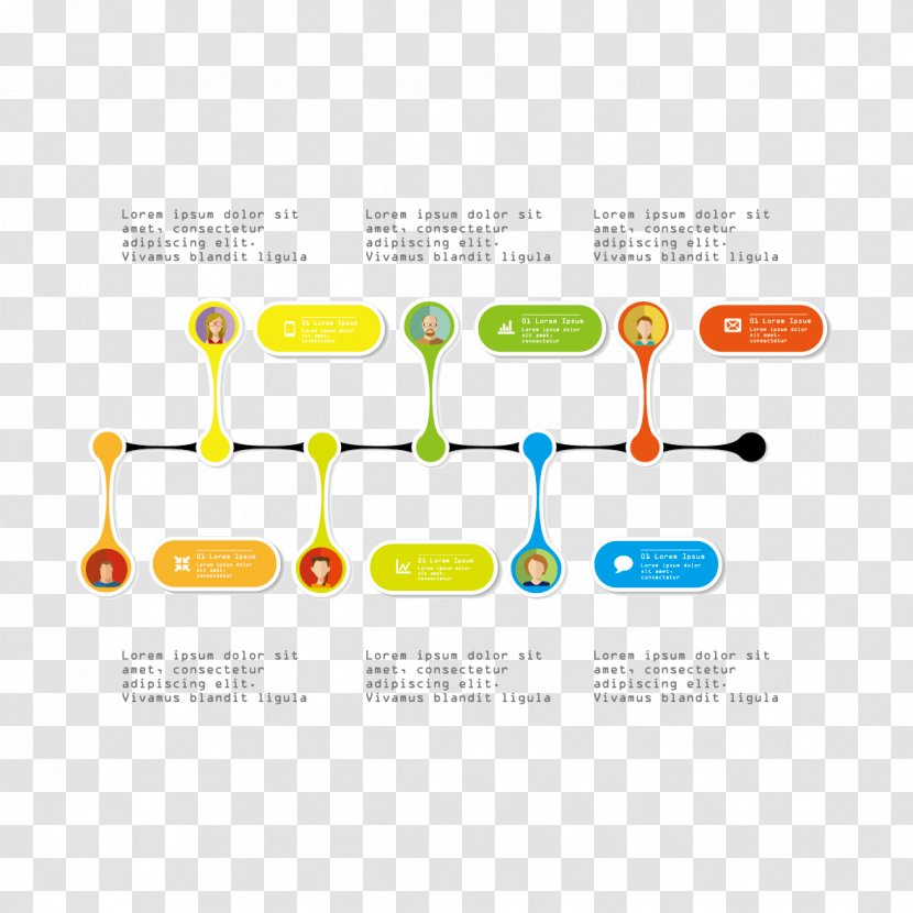 Chart Infographic - Spoon - Vector Color Information Map Transparent PNG