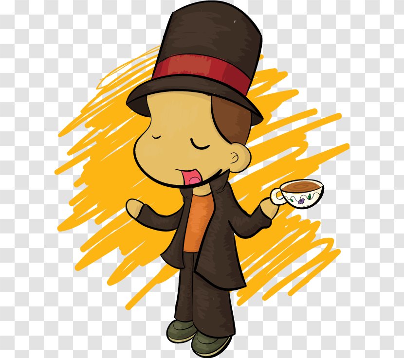 Professor Drawing Tea Clip Art - Hand - Male Transparent PNG