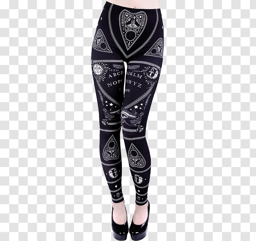 Leggings Ouija Planchette Witchcraft Art - Board Transparent PNG