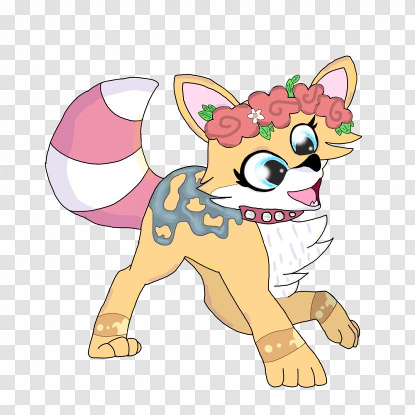 Whiskers Kitten Cat Dog Mammal - Flower - Cartoon Animal Lovers Transparent PNG