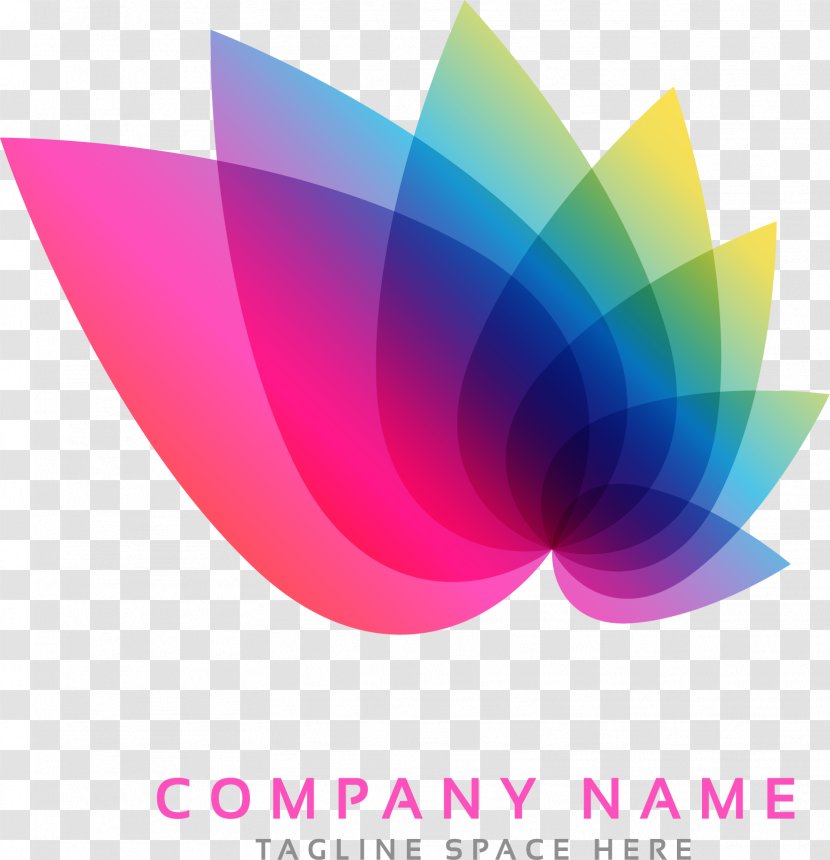 Logo Petal - Pink - Colorful Petals Business Transparent PNG