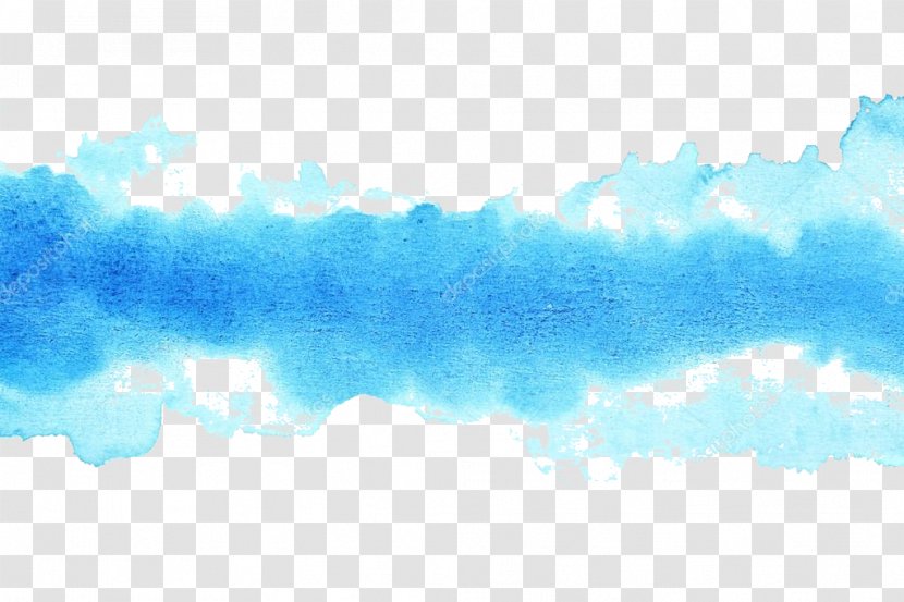 Watercolor Painting Stock Photography Image Brush Royalty-free - Aqua Transparent PNG