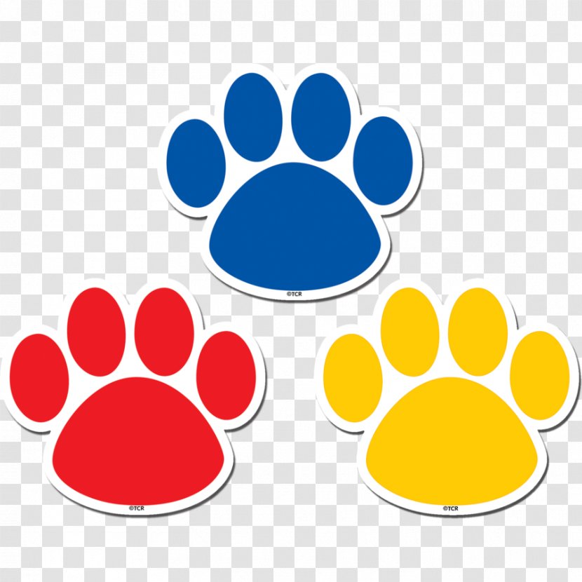 Paw Craft Magnets Tiger Dry-Erase Boards Clip Art - Yellow Transparent PNG