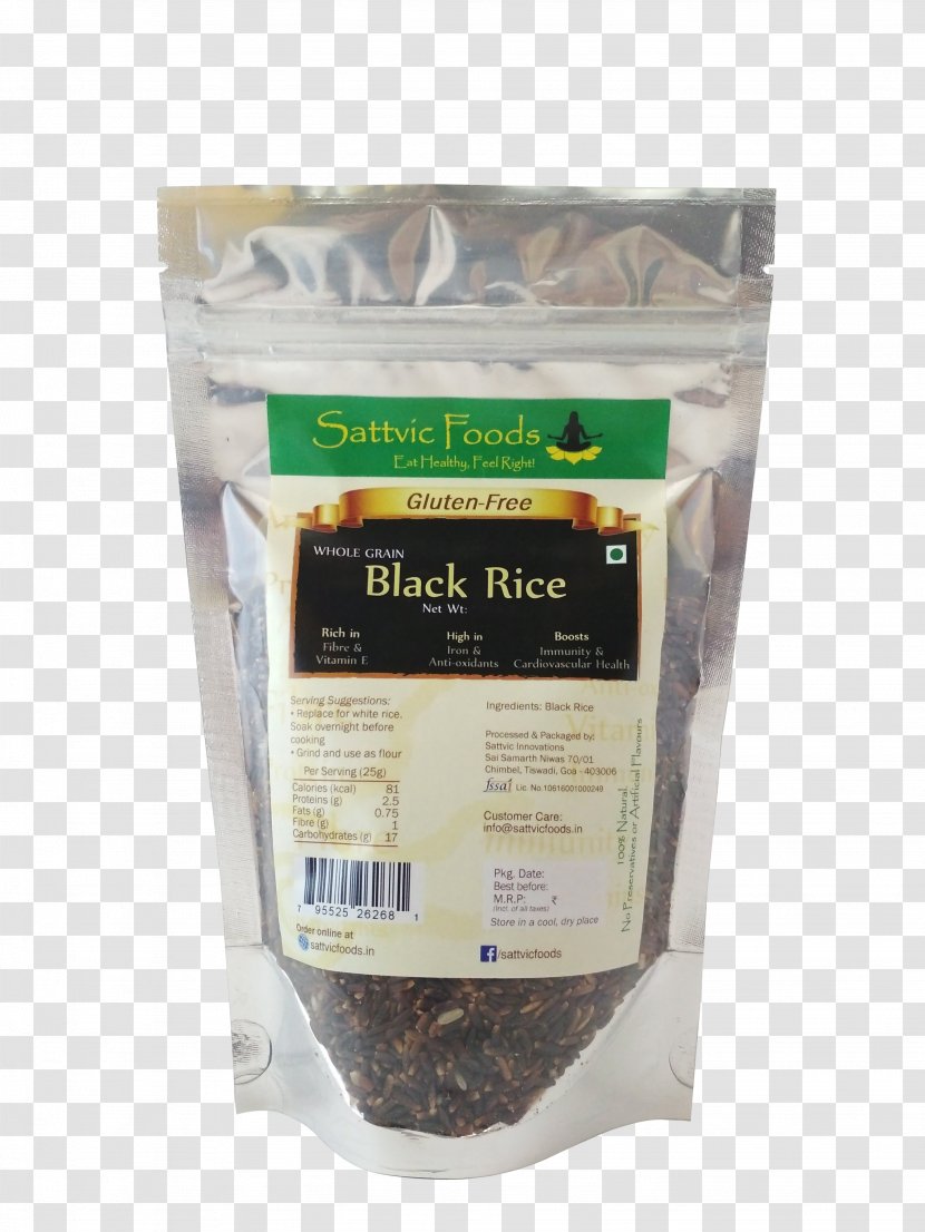 Black Rice Cake Raw Foodism - Oryza Sativa Transparent PNG