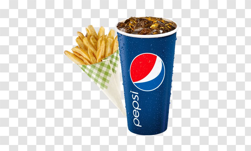 Chicken Sandwich Hamburger French Fries Fizzy Drinks Crispy Fried - Deep Frying - Pepsi Transparent PNG
