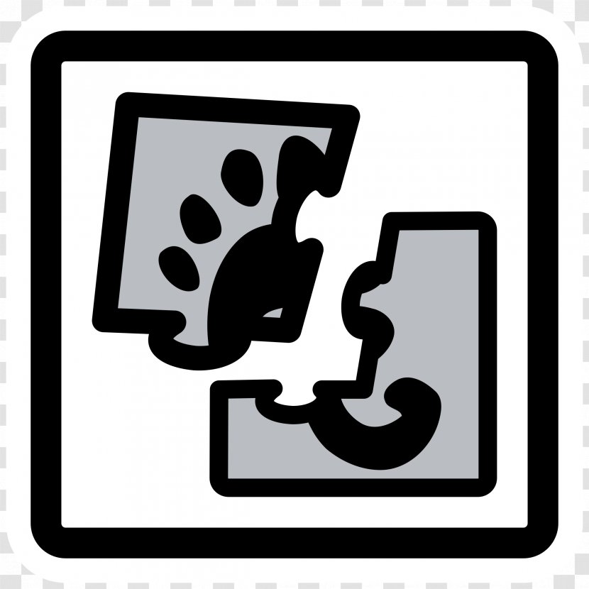 Logo Clip Art Symbol Sign - Black And White Transparent PNG