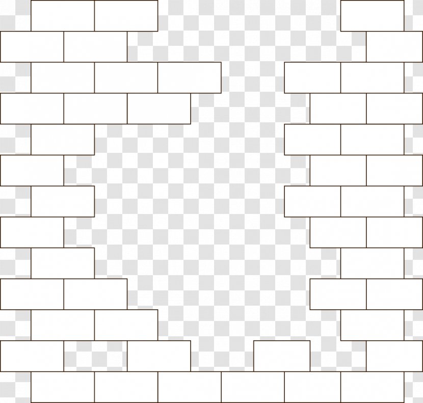 Brick Line Angle Pattern - Area Transparent PNG