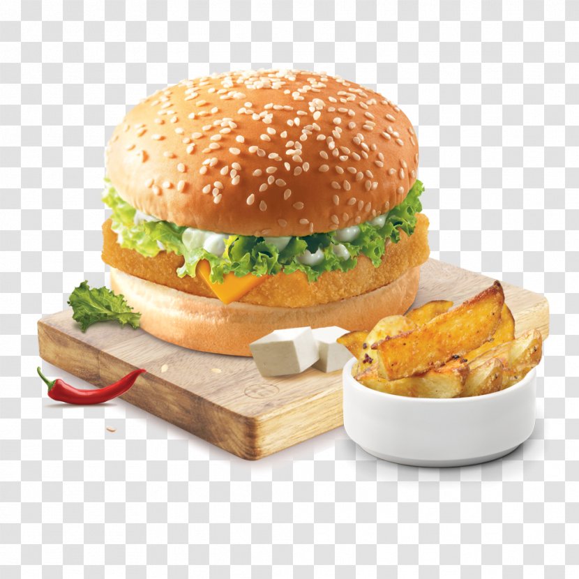 Cheeseburger Hamburger Breakfast Sandwich Slider Chicken Fingers - Spicy Burger Transparent PNG