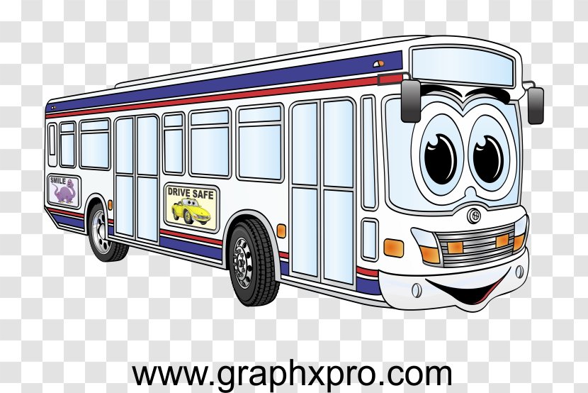 Bus Cartoon - Zazzle - Tour Service Car Transparent PNG