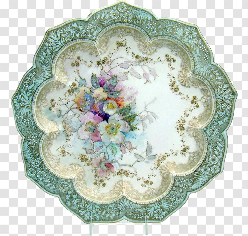 Plate Floral Design Porcelain Saucer Tableware - Serveware Transparent PNG