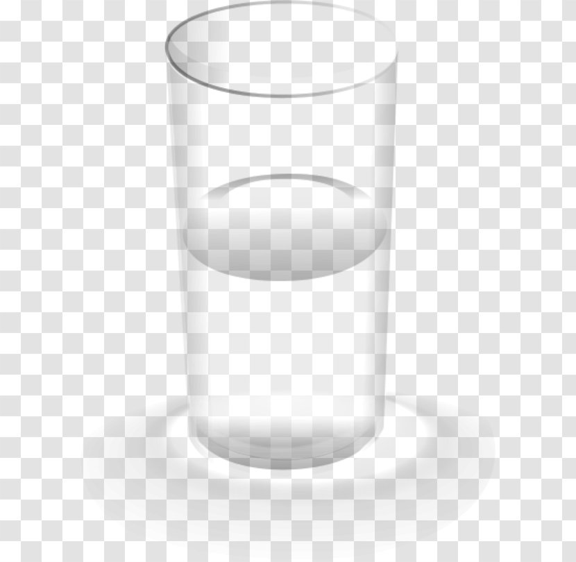 Table-glass Cup Water Clip Art - Highball Glass Transparent PNG