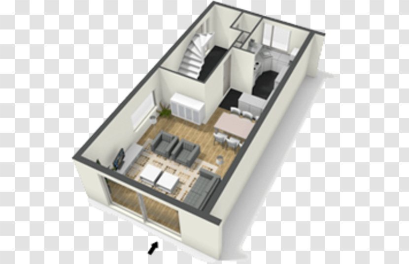 3D Floor Plan House Transparent PNG