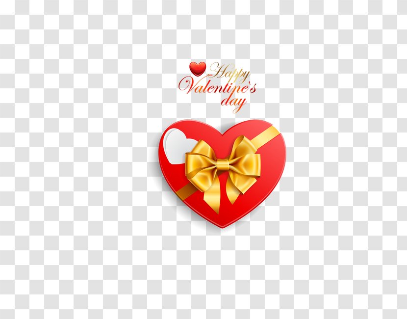 Valentines Day Gift Decorative Box Heart - Greeting Card Transparent PNG