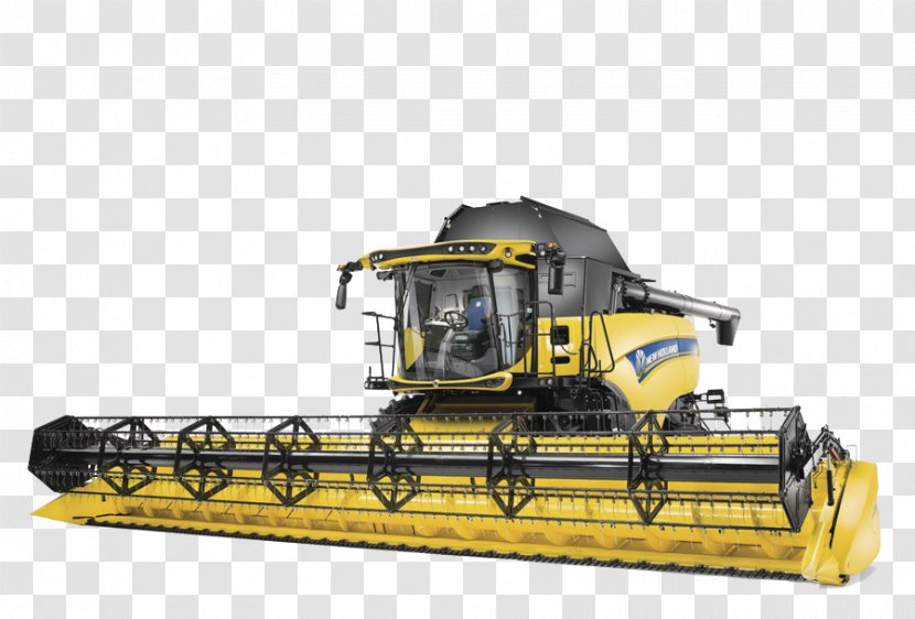 Combine Harvester Agricultural Machinery New Holland Agriculture Tractor - Telescopic Handler Transparent PNG
