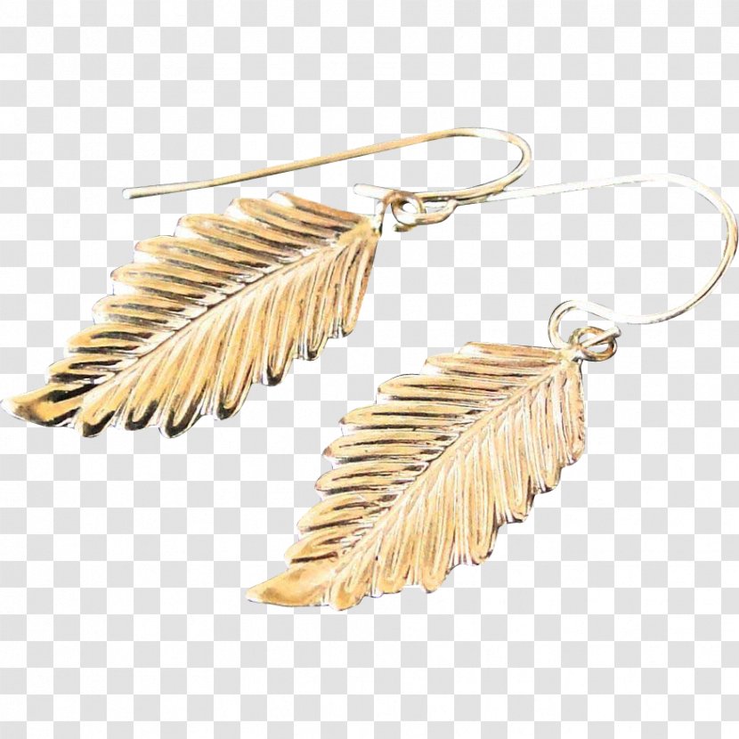 Earring Gold Jewellery Filigree Silver - Leaf - Drop Transparent PNG