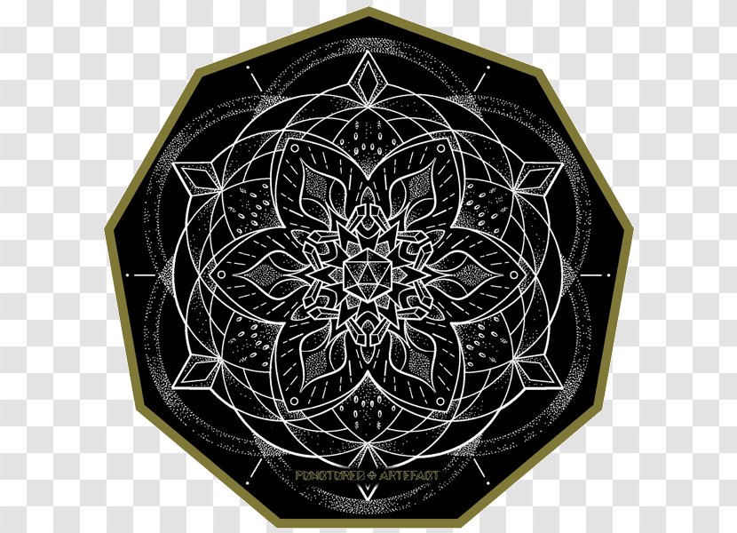 Artist Sacred Geometry - Mandala Tattoo Transparent PNG
