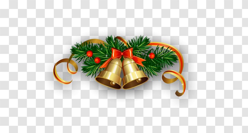 Santa Claus Christmas Ornament - Decoration - Bells Transparent PNG