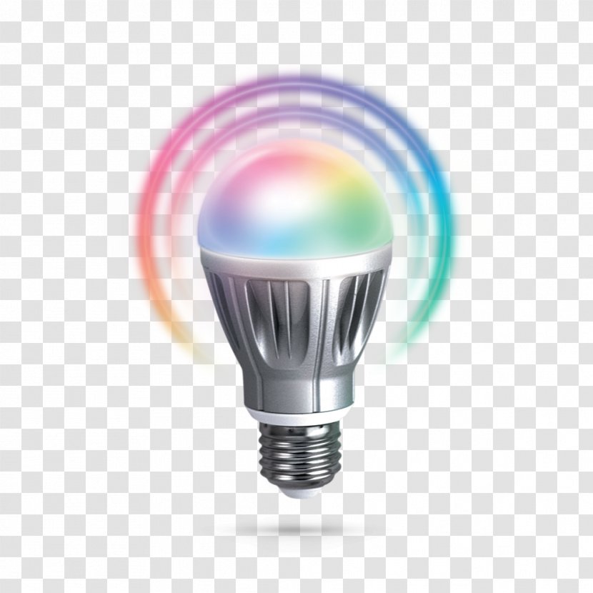 Incandescent Light Bulb LED Lamp RGB Color Model Z-Wave - Aeon Labs Transparent PNG