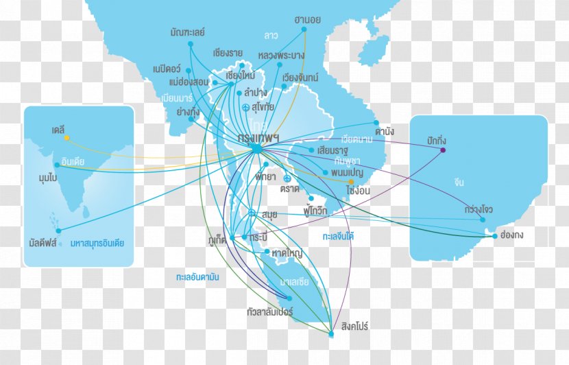 Map Thailand Hilton Head Island Savannah/Hilton International Airport Airplane - Diagram Transparent PNG