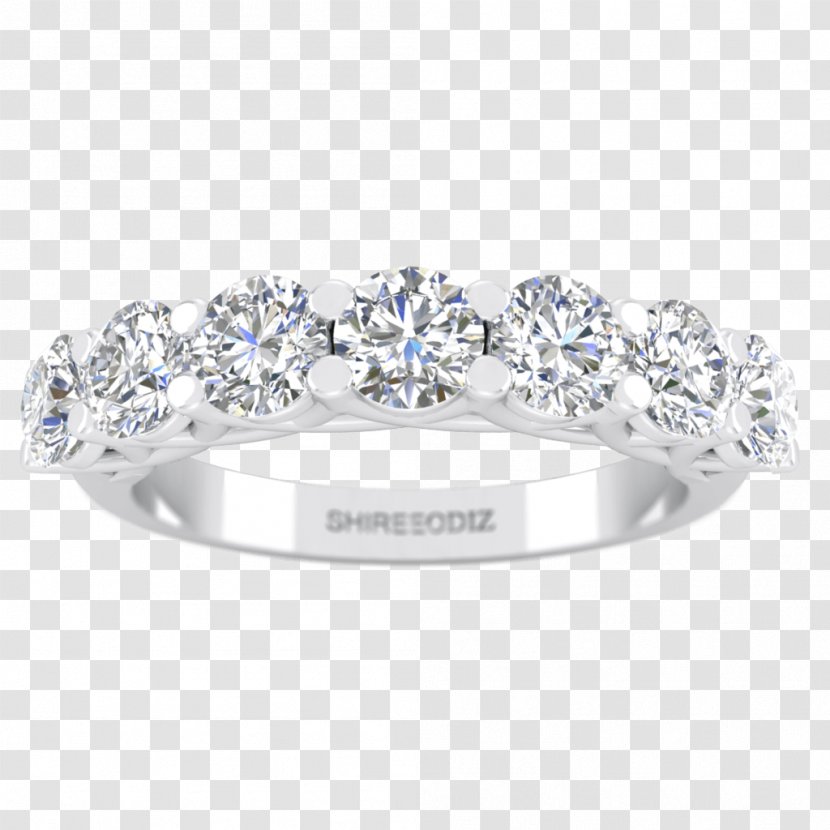 Wedding Ring Engagement Eternity Diamond - Metal Transparent PNG