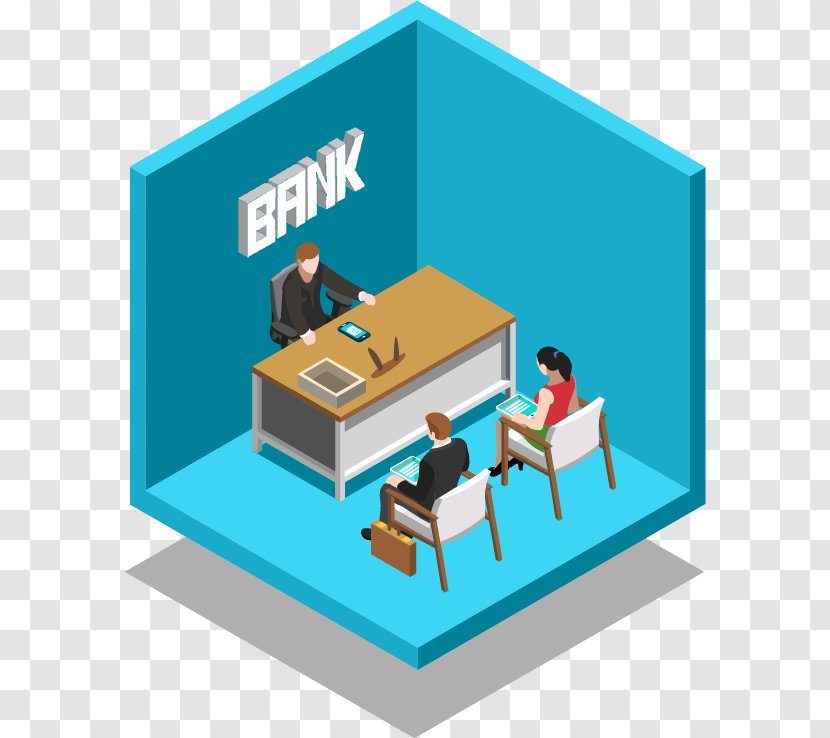 Clip Art Online Banking Financial Services Technology - Self Service Technologies - Bank Branch Desk Transparent PNG