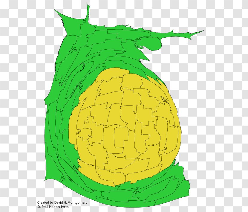Map Cartogram Communities In The Minneapolis–Saint Paul Metro Area Population U.S. State - Density - Minnesota Cities Metropolitan Transparent PNG
