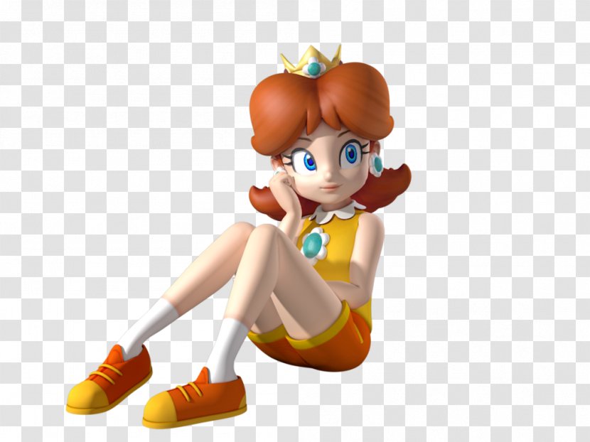 Princess Daisy Peach Rosalina Mario Tennis: Ultra Smash - Orange Transparent PNG