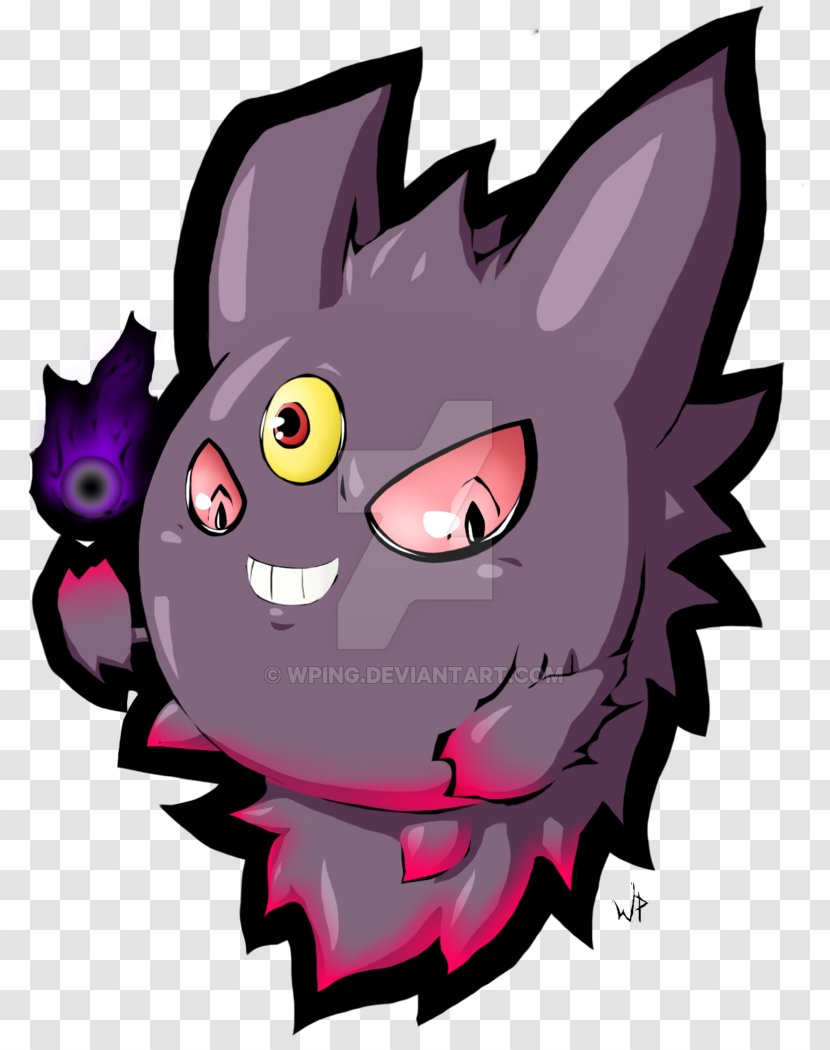 Gengar Whiskers Pokémon Sun And Moon - Heart - Cartoon Girls With Glasses Transparent PNG