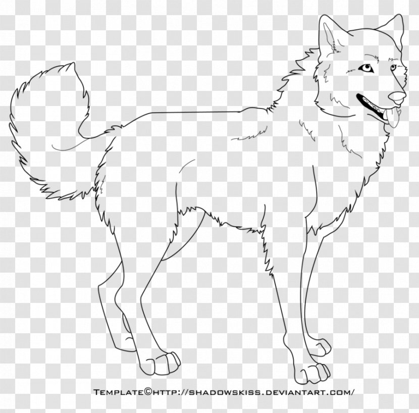 Template Rough Collie Indian Wolf Drawing - Theme - Cartoon Transparent PNG