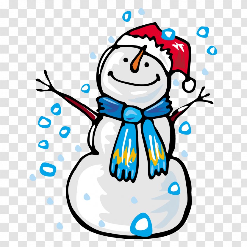 Snowman New Year Christmas Day Holiday - Drawing - Ornament Transparent PNG