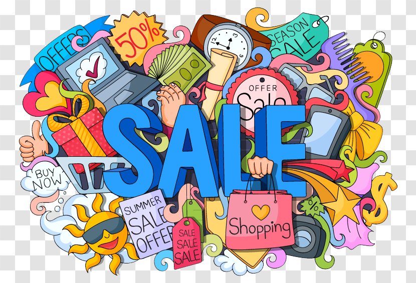 Sales Shopping Illustration - Bigsale Discount Carnival Transparent PNG