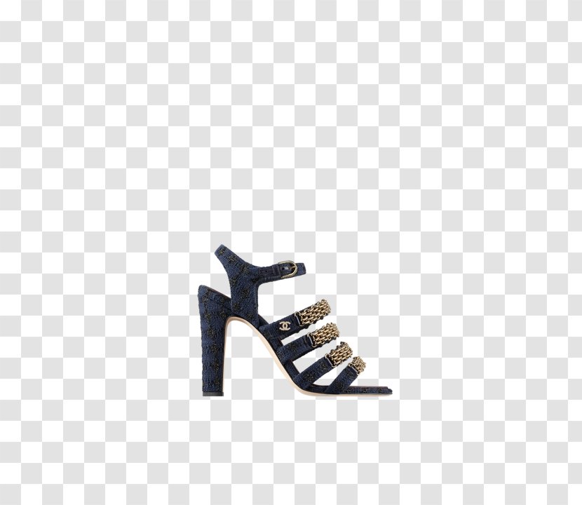 Sandal Chanel High-heeled Shoe Fashion - Shoes Transparent PNG