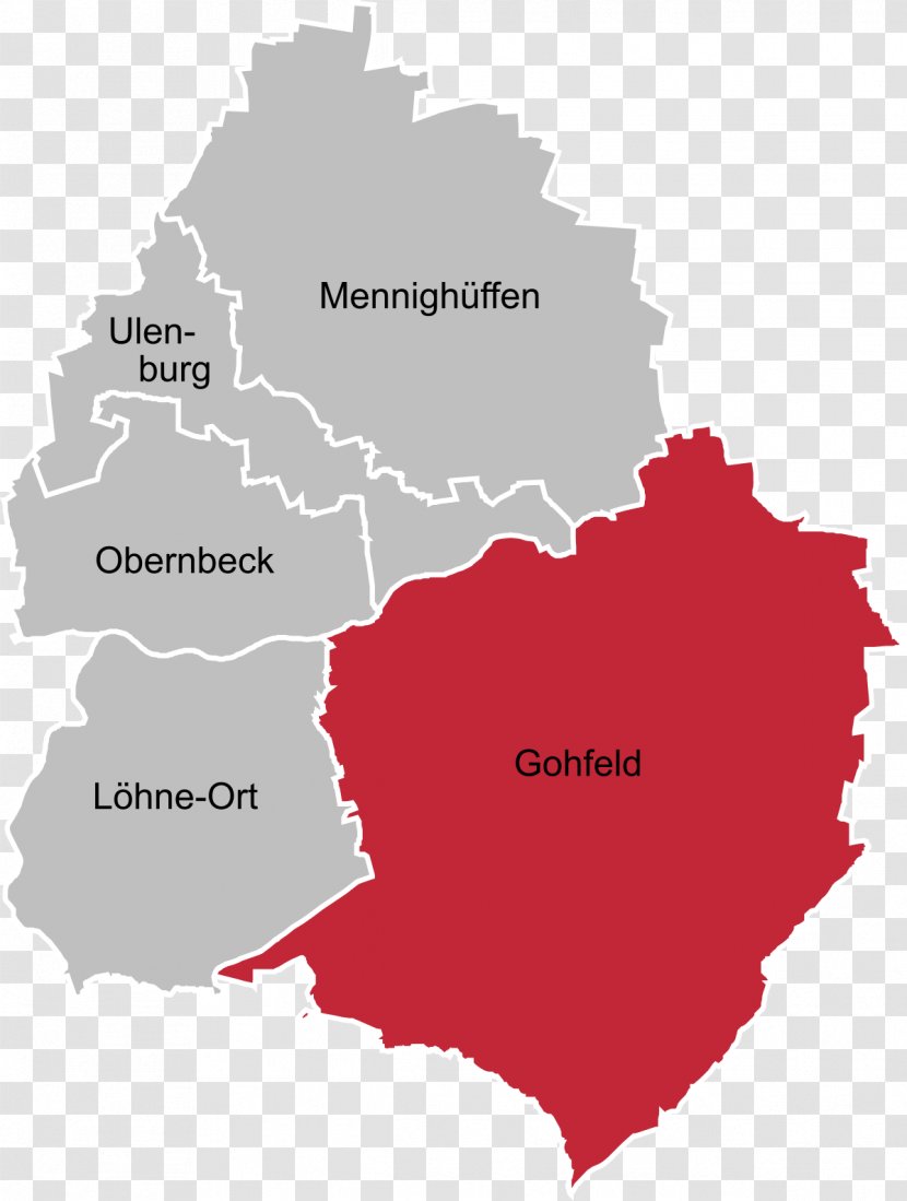 Gohfeld Ortsteil Obernbeck Map Bad Oeynhausen - North Rhinewestphalia Transparent PNG
