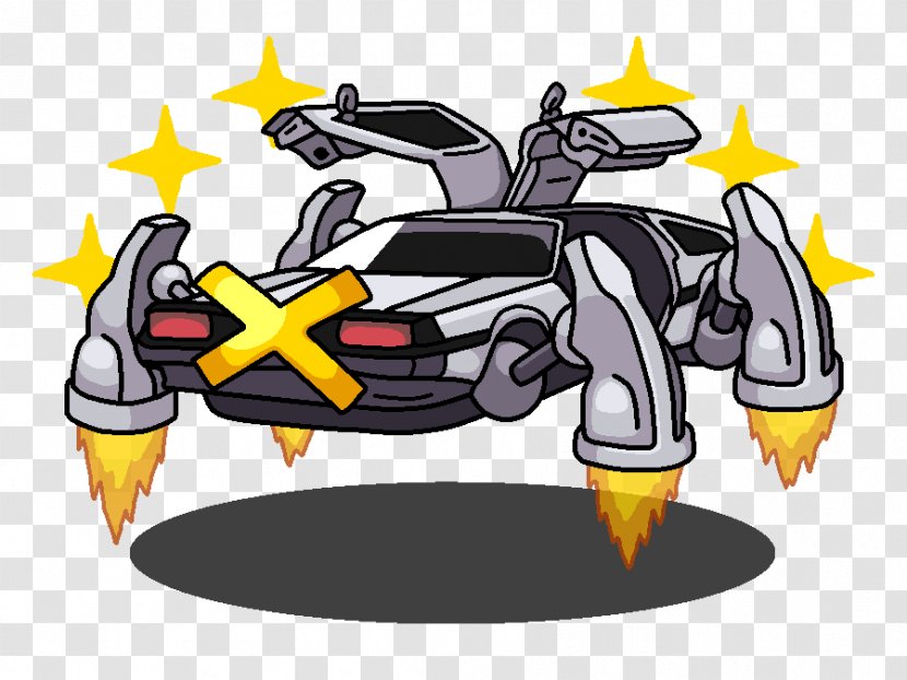 DeLorean Time Machine Back To The Future Pokémon - Metagross - Delorean Transparent PNG