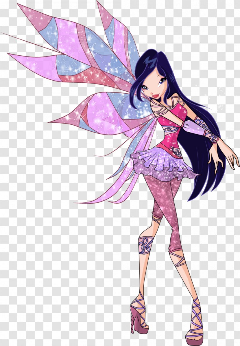 Musa Tecna Bloom Roxy Fairy - Silhouette Transparent PNG