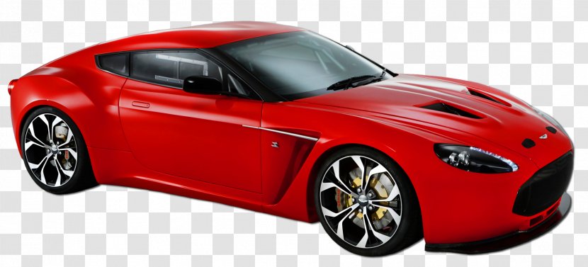 Aston Martin Vantage Car DBS V12 Vanquish - Dbs - Red Cars Transparent PNG