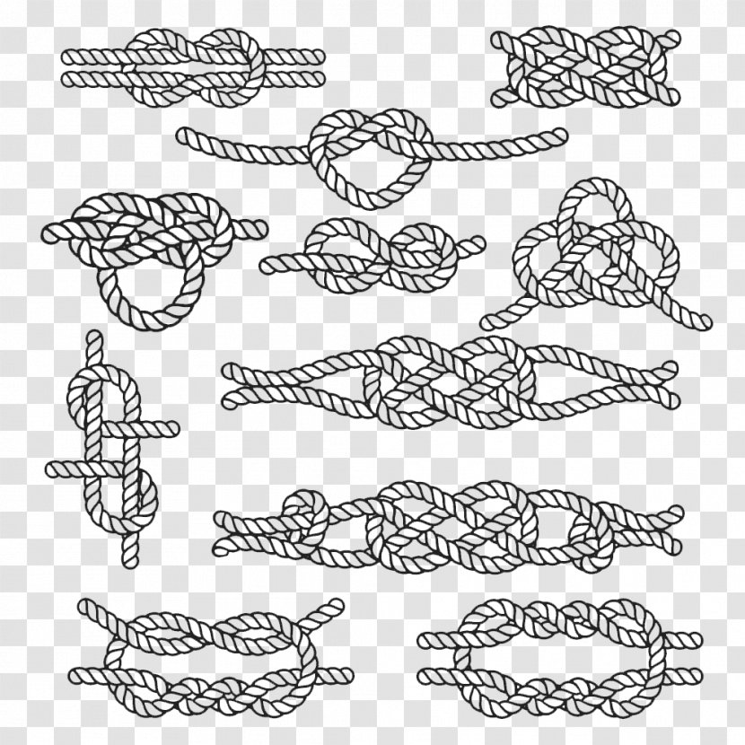 Hangman's Knot Rope Illustration - Photography - Grey Twine Transparent PNG