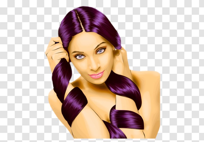 Hair Coloring Human Color Black - Blond Transparent PNG