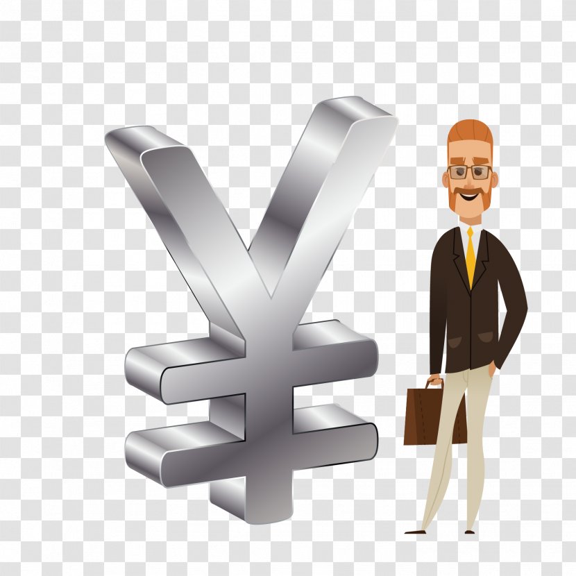 Currency Symbol Money Finance - Vector Silver With The Rich Man Transparent PNG