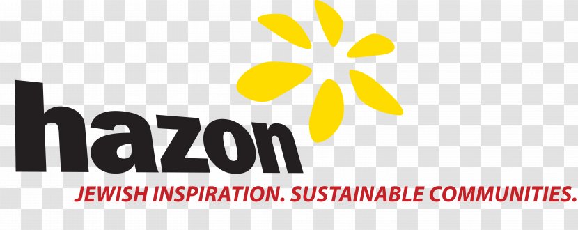 Hazon Logo Organization Golden Fork Restaurant Jewish Farm School - Yellow - Rgb Transparent PNG