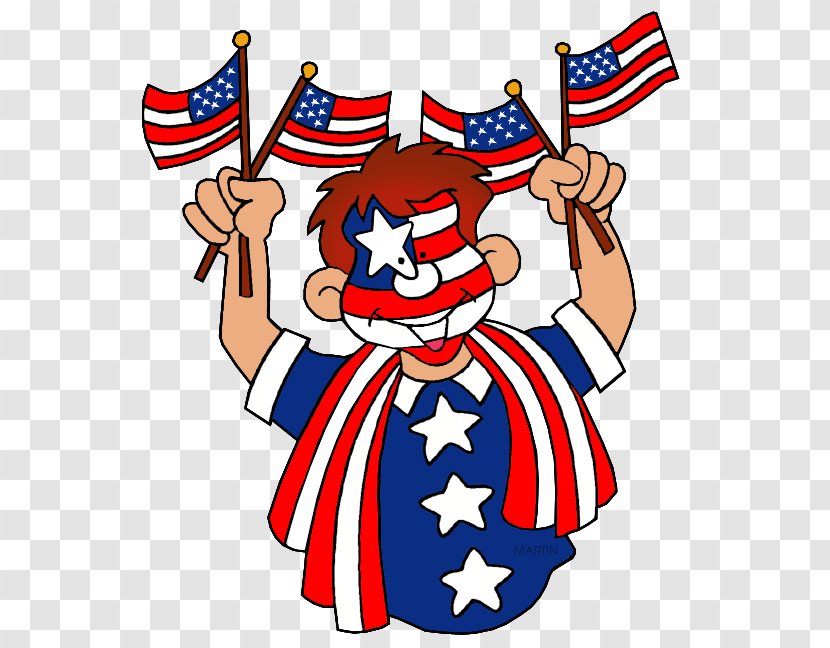 Flag Day Of The United States Clip Art - Fictional Character Transparent PNG