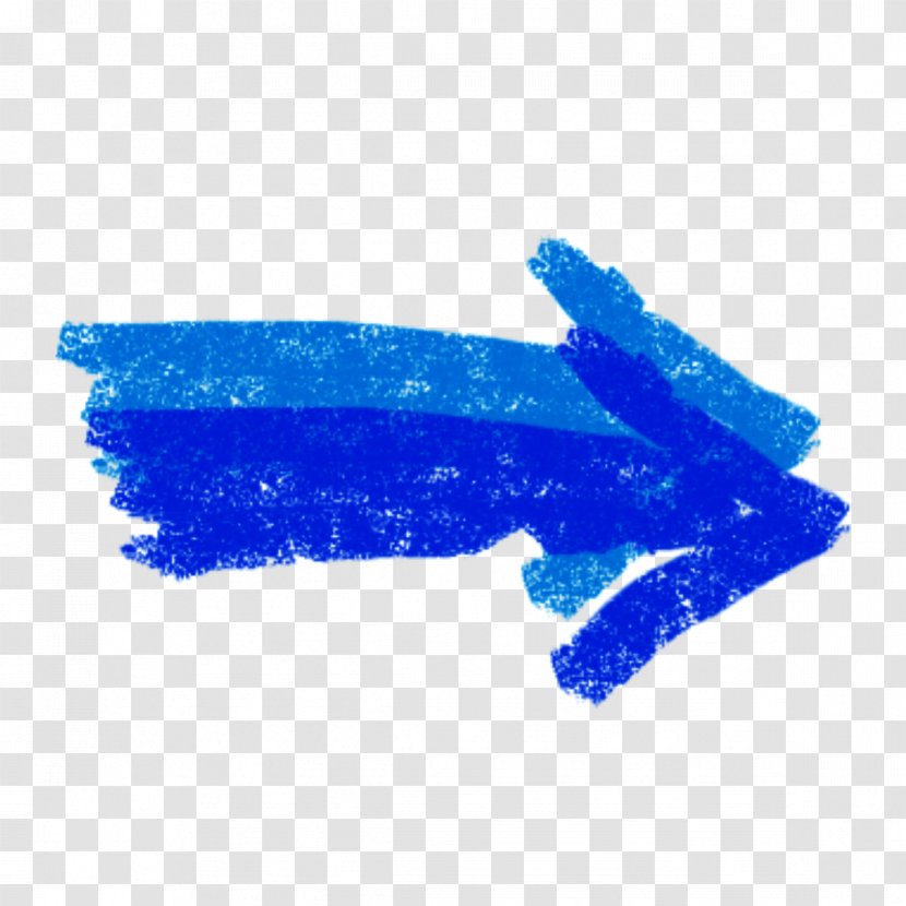 Arrow Sidewalk Chalk Computer File - Blue To Pull The Free Pattern Transparent PNG