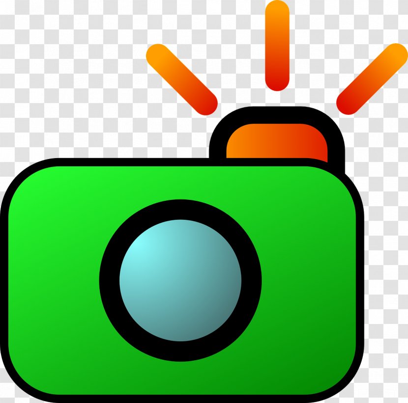 Photographic Film Camera Photography Clip Art - Green Transparent PNG