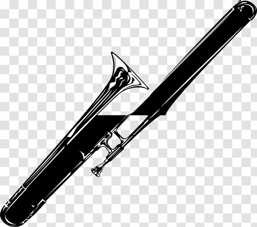 Trombone Musical Instruments Clip Art - Frame Transparent PNG