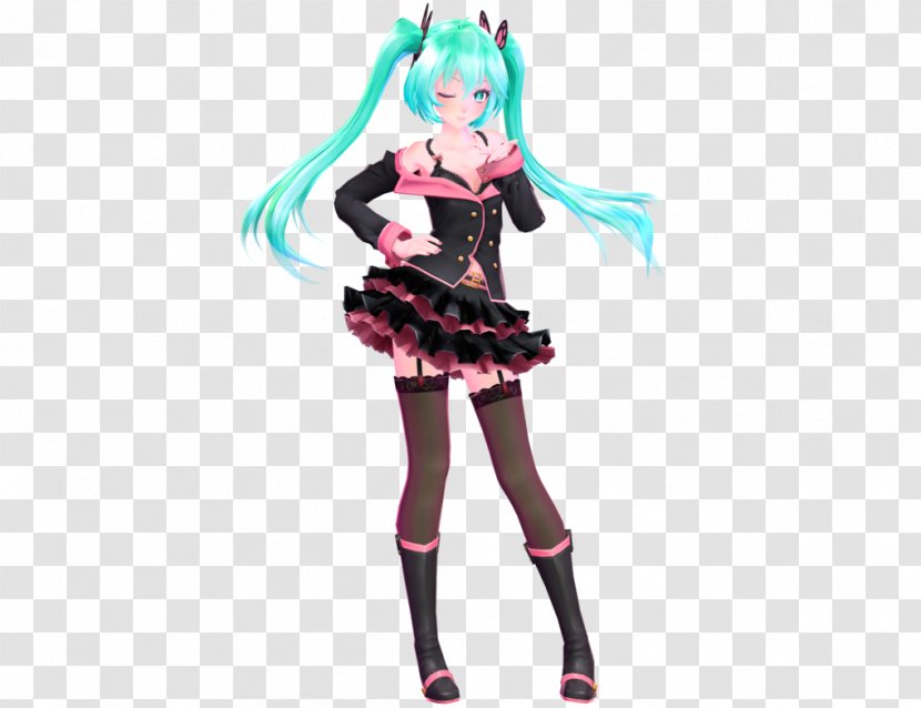 Hatsune Miku: Project DIVA F Sweet Devil Arcade MikuMikuDance - Silhouette - Miku Transparent PNG