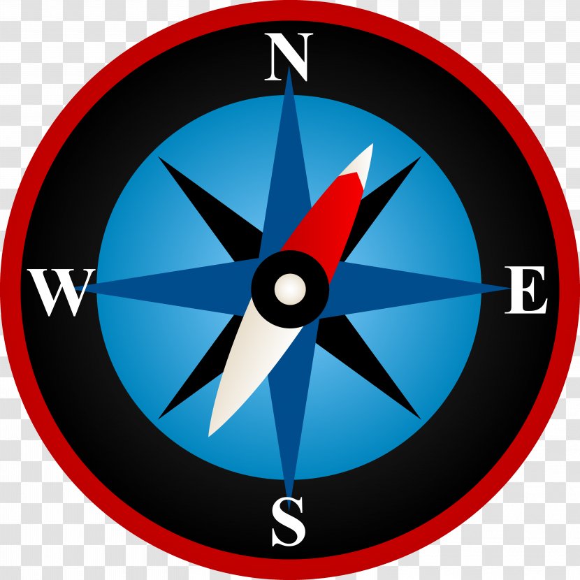North Compass Cardinal Direction Clip Art - Symbol - Free Image Transparent PNG
