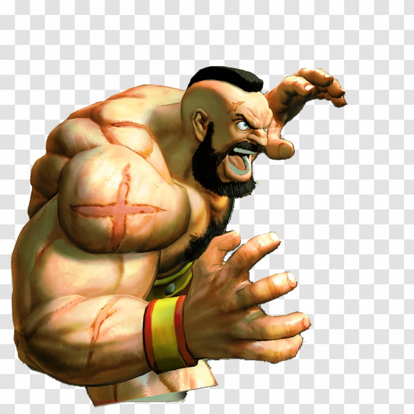 Super Street Fighter IV II: The World Warrior Ultra Zangief - Frame - SF Transparent PNG