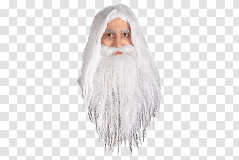 Gandalf The Lord Of Rings: Fellowship Ring Wig Costume - Beard Transparent PNG