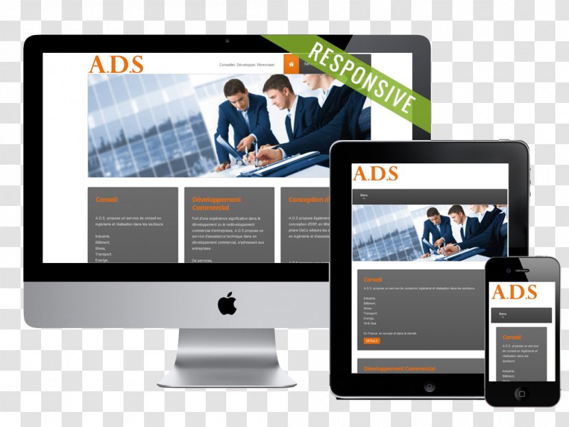 Responsive Web Design Development - Home Page - Advertising Banner Transparent PNG